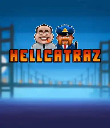 Imagem cativante de o jogo Hellcatraz da Relax Gaming, apresentando gráficos coloridos e mecânicas de jogo únicas. Descubra o aventura dos jogos temáticos de prisão apresentando símbolos como guardas, prisioneiros e chaves.
