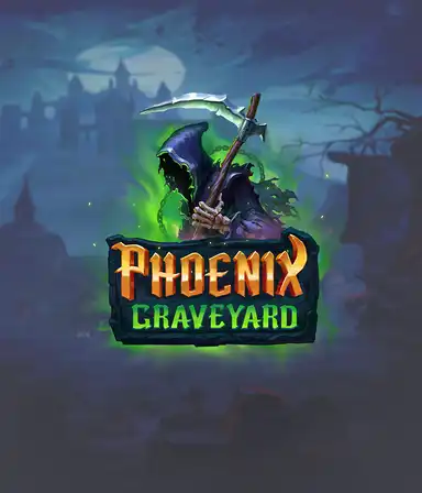 Foto del juego de slot Phoenix Graveyard de ELK Studios, mostrando su pantalla de juego con temática de fénix y cementerio. Esta captura refleja la calidad gráfica y la atmósfera misteriosa de Phoenix Graveyard.